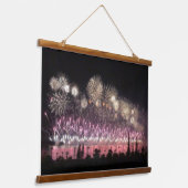 花火 吊り下げ型タペストリー (傾斜あり)