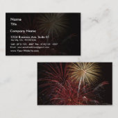 花火 名刺 (正面/裏面)