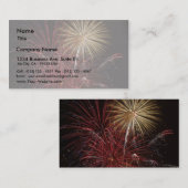 花火 名刺 (正面/裏面)