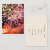 花火 名刺 (正面/裏面)