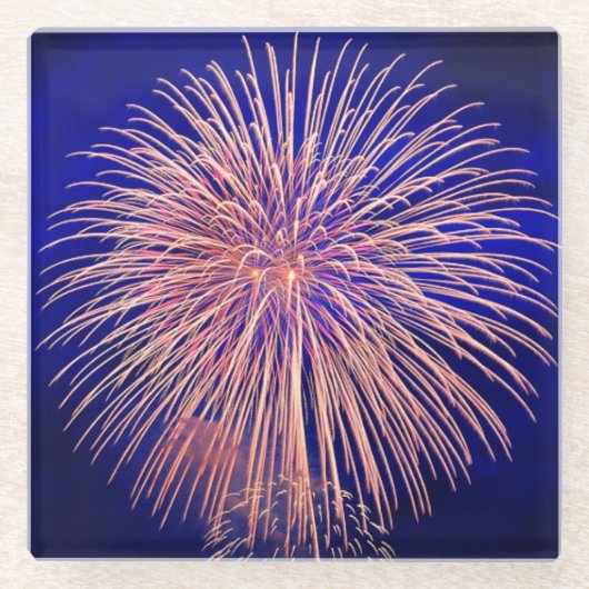 花火 愛国 独立記念日 コースター (正面)