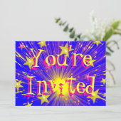 花火「招待されました」の招待 招待状 (スタンド正面)