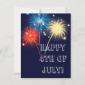 花火 招待状 (正面)