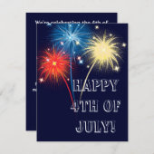 花火 招待状 (正面/裏面)