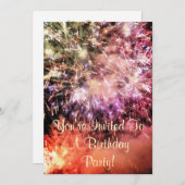 花火 招待状 (正面/裏面)