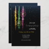 花火 招待状 (正面/裏面)