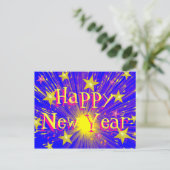 花火「新年おめでとう」はがき シーズンポストカード (スタンド正面)