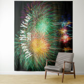 花火 新年の写真撮影用背景 バナー タペストリー (インサイチュ)