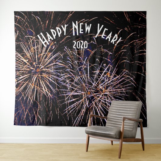 花火 新年の写真撮影用背景 バナー タペストリー (インサイチュ(横))