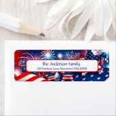 花火・星・旗 ラベル (インサイチュ)