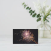 花火/火工術のカスタムな名刺 名刺 (スタンド正面)