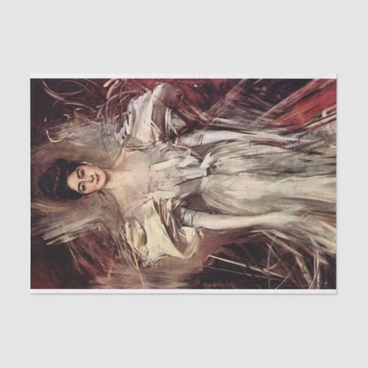 花火（1890年）ジョバンニ・ボルディーニ 薄葉紙 (正面)