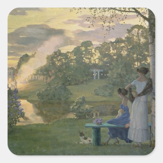 花火， 1922 スクエアシール (正面)