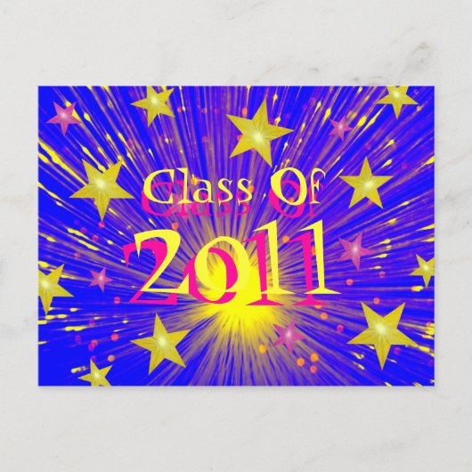 花火「2011年クラス」のはがき ポストカード (正面)