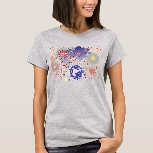 花火 Tシャツ (正面)
