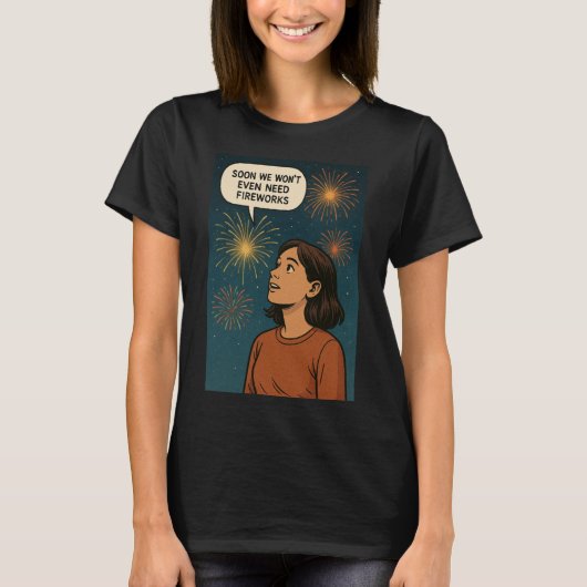 花火 Tシャツ (正面)