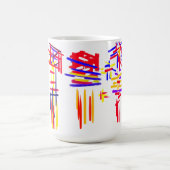 花火 wow コーヒーマグカップ (中央)
