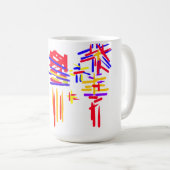 花火 wow コーヒーマグカップ (正面右)