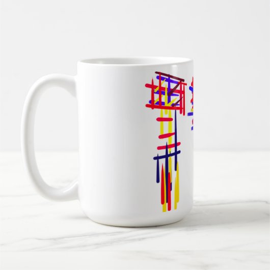 花火 wow コーヒーマグカップ (左)