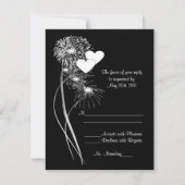 花火RSVPカード 出欠カード (裏面)