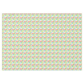 花熱帯ハイビスカスのパイナップル テーブルクロス (正面(横))