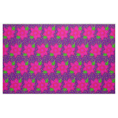 花熱狂する柄 ファブリック (ファットクウォーター)