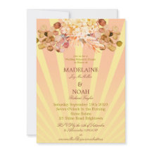 花燃えるオレンジのサンrayウェディングリハーサル