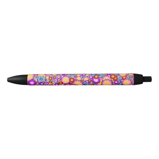 花爆弾1 黒ボールペン (正面)