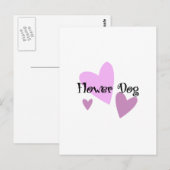 花犬 ポストカード (正面/裏面)