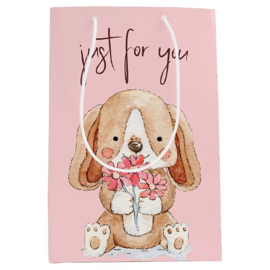 花犬 ミディアムペーパーバッグ (正面)