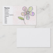 花独身の 名刺 (正面/裏面)