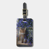 花猫 ラゲッジタグ (正面縦)