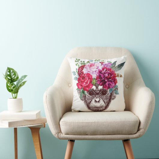 花猿の顔 クッション (椅子)
