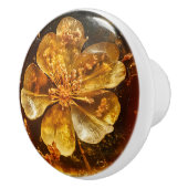 花琥珀の模様 セラミックノブ (右)