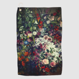 花瓶かわいらしの花束 ゴルフタオル