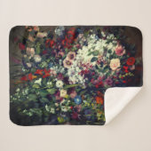 花瓶かわいらしの花束 シェルパブランケット (正面(横))