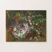花瓶かわいらしの花束 ジグソーパズル (横)