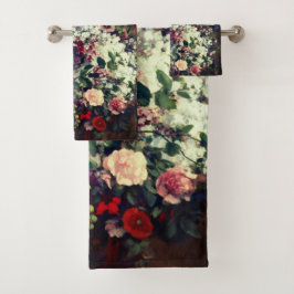 花瓶かわいらしの花束 バスタオルセット