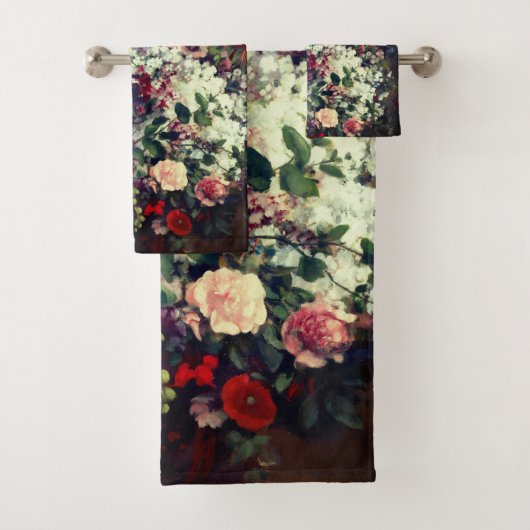 花瓶かわいらしの花束 バスタオルセット (インサイチュ)