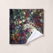 花瓶かわいらしの花束 バスタオルセット (ウォッシュタオル)