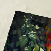 花瓶かわいらしの花束 ビーチタオル (インサイチュ)