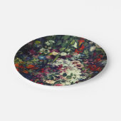 花瓶かわいらしの花束 ペーパープレート (アングル)