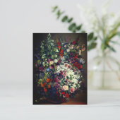 花瓶かわいらしの花束 ポストカード (スタンド正面)