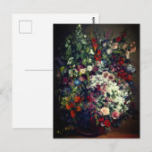 花瓶かわいらしの花束 ポストカード (正面/裏面)