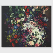 花瓶かわいらしの花束 ラッピングペーパー (フラット)