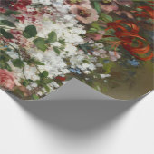 花瓶かわいらしの花束 ラッピングペーパー (角)