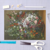 花瓶かわいらしの花束 薄葉紙 (クラフト)