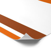 花瓶とストライプ – ポスター (角)