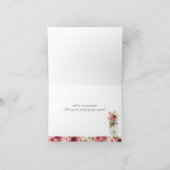 花瓶とストリングライトフローラありがとう サンキューカード (内部)