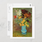 花瓶とデイジー&アネモネズヴァンゴッホファインアート ポストカード (正面/裏面)